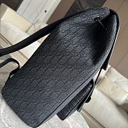 Okify Dior Saddle Backpack In Black 41x26.5x14cm - 4