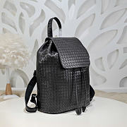 Okify Bottega Veneta Black Backpack 37x30x18cm  - 2