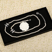 Okify CC Pearl Silver Necklace 20812 - 1