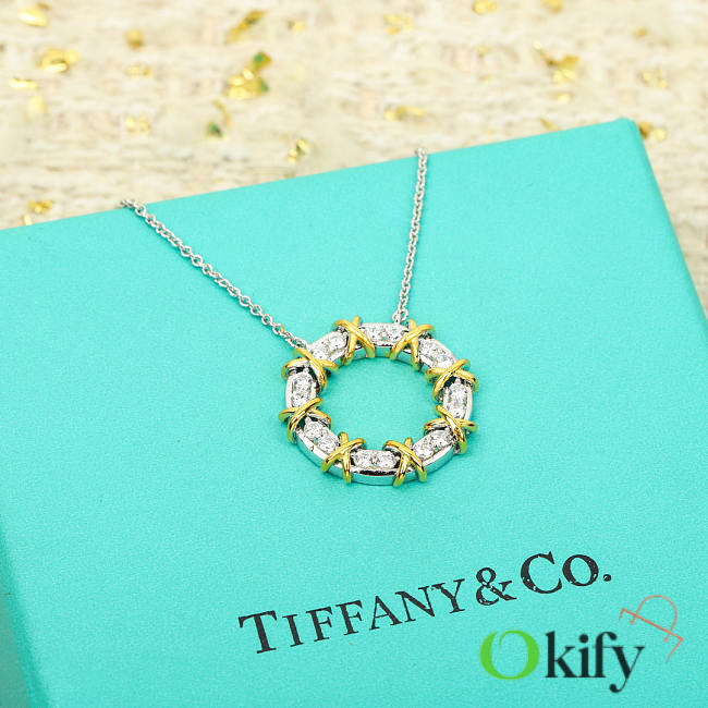 Okify Tiffany&Co Eighteen Stone Necklace 20815 - 1