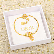 Okify Dior Heart Gold Bracelet 20818 - 2