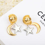 Okify Celine Moon And Star Earrings 20821 - 1