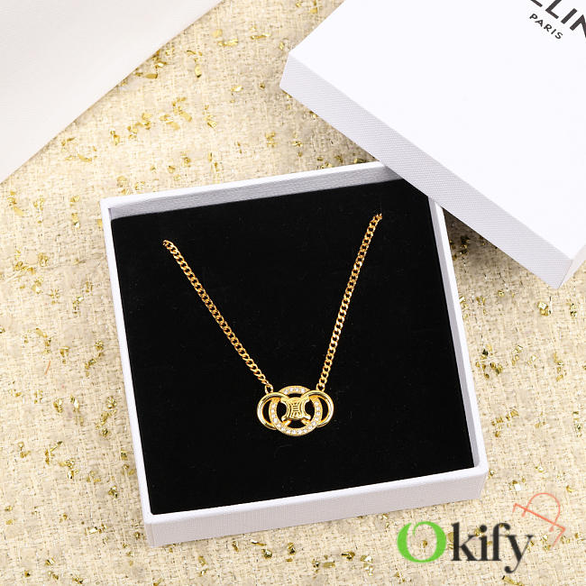 Okify Celine Gold Necklace 20823 - 1