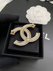 Okify CC Gold Brooch With Small Pink Heart 20826 - 2