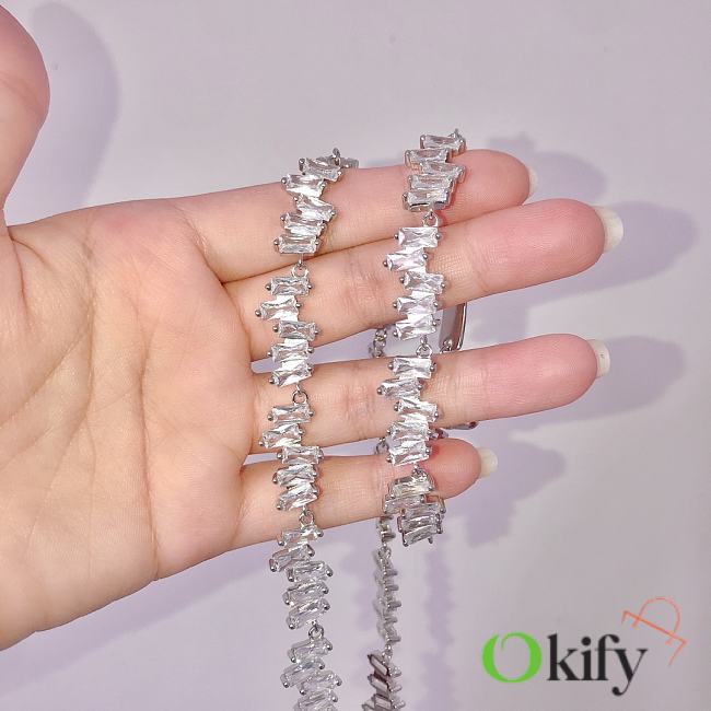 Okify Vivienne Westwood Set Of Crystal Necklace And Bracelet - 1