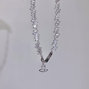 Okify Vivienne Westwood Crystal Necklace 