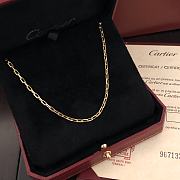 Okify Cartier Santos Gold Chain Necklace  - 4