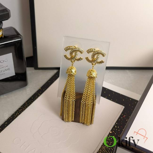 Okify CC Tassel Earrings 20842 - 1