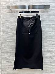 Okify Dior Black Long Skirt SML  - 1