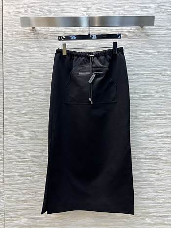 Okify Dior Black Long Skirt SML 