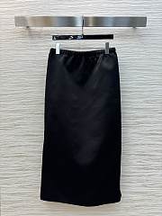 Okify Dior Black Long Skirt SML  - 4