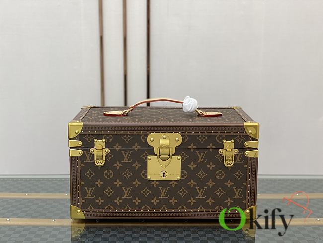 Okify Louis Vuitton Boite Bouteilles Cosmetic Case With Beige Inner 42x23x21cm M21822 - 1