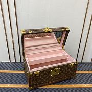 Okify Louis Vuitton Boite Bouteilles Cosmetic Case With Pink Inner 42x23x21cm M21822 - 4