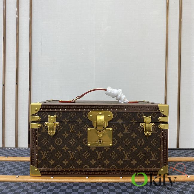 Okify Louis Vuitton Boite Bouteilles Cosmetic Case With Pink Inner 42x23x21cm M21822 - 1