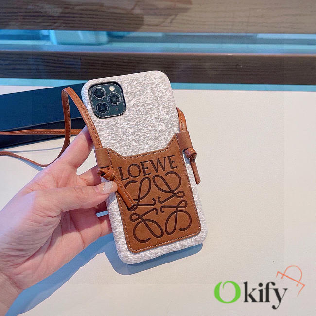 Okify Loewe Phone Case In Brown 20853 - 1