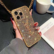 Okify YSL Phone Case In Brown With Diamond 20857 - 5