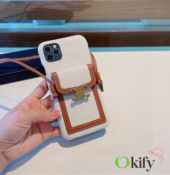 Okify Celine Phone Case In White 20860 - 1