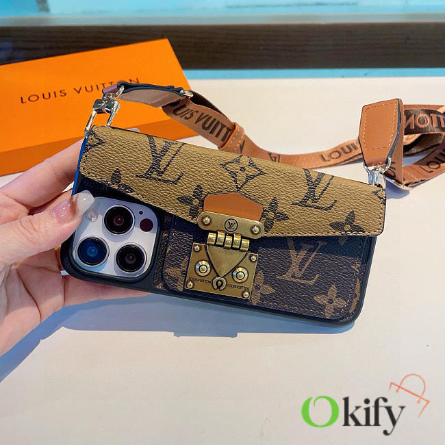 Okify Louis Vuitton Phone Case In Bag Shape 20863 - 1