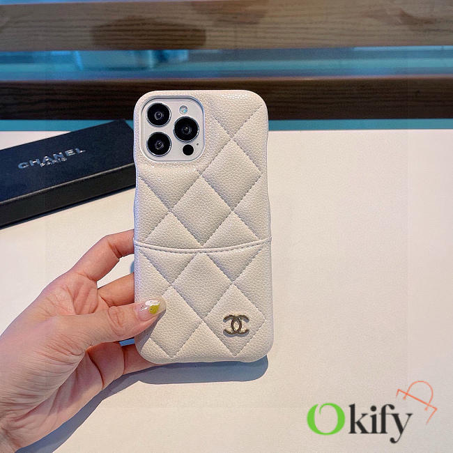 Okify CC Phone Case In White 20869 - 1