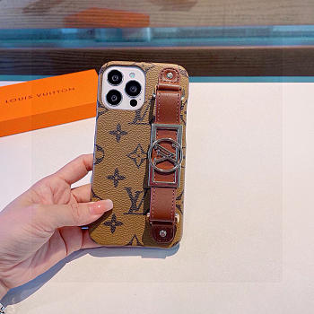 Okify Louis Vuitton Phone Case In Light Brown 20873