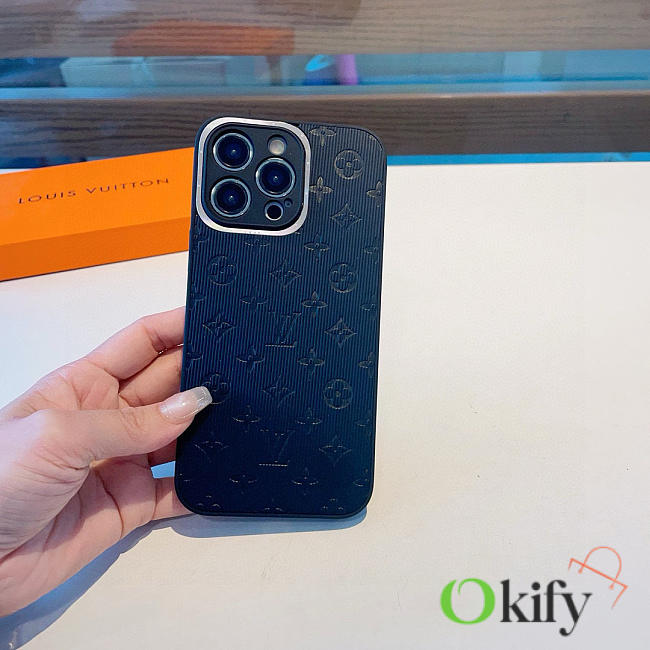 Okify Louis Vuitton Phone Case In Black 20874 - 1