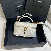 Okify YSL Gaby Vanity Bag In White 18x11x6.5cm - 1