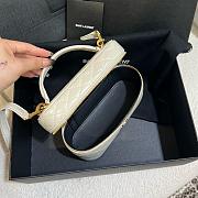 Okify YSL Gaby Vanity Bag In White 18x11x6.5cm - 5