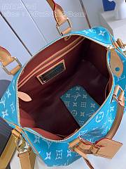 Okify Louis Vuitton Speedy P9 Bandoulière 40 M11564 In Turquoise Blue 40x26x23cm - 6