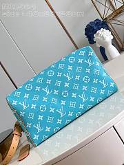 Okify Louis Vuitton Speedy P9 Bandoulière 40 M11564 In Turquoise Blue 40x26x23cm - 2