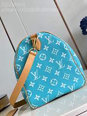 Okify Louis Vuitton Speedy P9 Bandoulière 40 M11564 In Turquoise Blue 40x26x23cm - 4