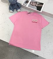 Okify Valentino T-Shirt With Two Heart Brooches SML  - 3