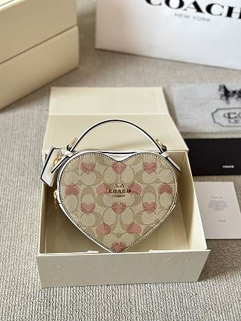 Okify Coach Heart Chain Bag 18x14cm