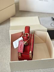 Okify Coach Heart Bag In Red And Pink 18x14cm - 4