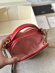 Okify Coach Heart Bag In Red And Pink 18x14cm - 3