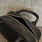 Okify CC Vintage Bowling Bag In Black 29x17x10cm - 3