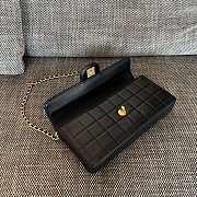 Okify CC Chocolate Bar Bag In Black 26x13x4cm - 2