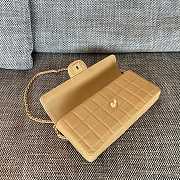 Okify CC Chocolate Bar Bag In Beige 26x13x4cm - 4