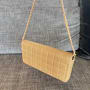 Okify CC Chocolate Bar Bag In Beige 26x13x4cm - 3