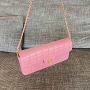 Okify CC Chocolate Bar Bag In Pink 26x13x4cm - 3