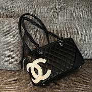 Okify CC Cambon Ligne Bag In Black 15x26x9cm - 4