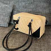 Okify CC Cambon Ligne Bag In Cream 15x26x9cm - 3