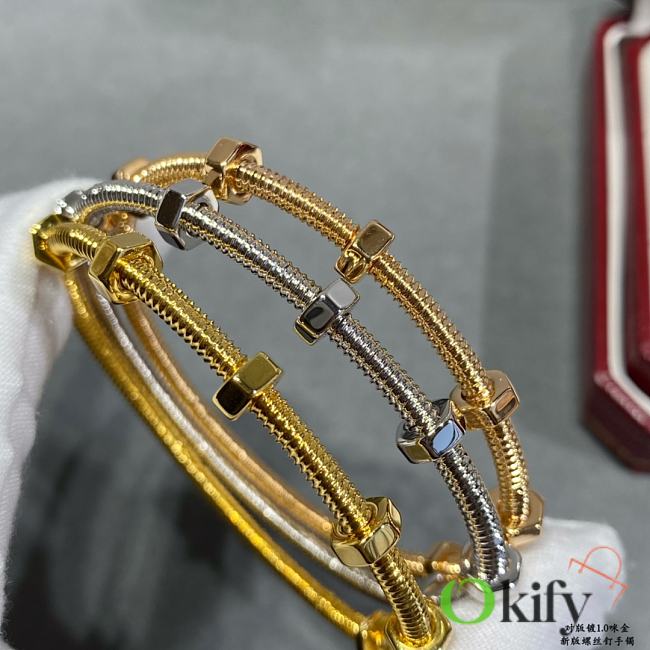 Okify Cartier Screw Bracelet In Gold/Silver/Rose Gold  - 1