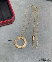 Okify Cartier Love Necklace In Gold/Silver/Rose Gold - 4