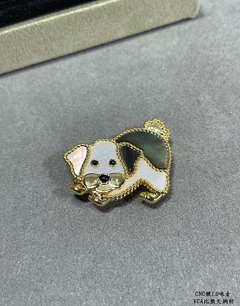 Okify VCA Dog Brooch