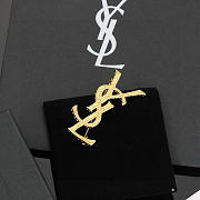 Okify YSL Gold Bamboo Brooch - 1