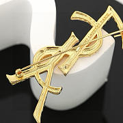 Okify YSL Gold Bamboo Brooch - 2