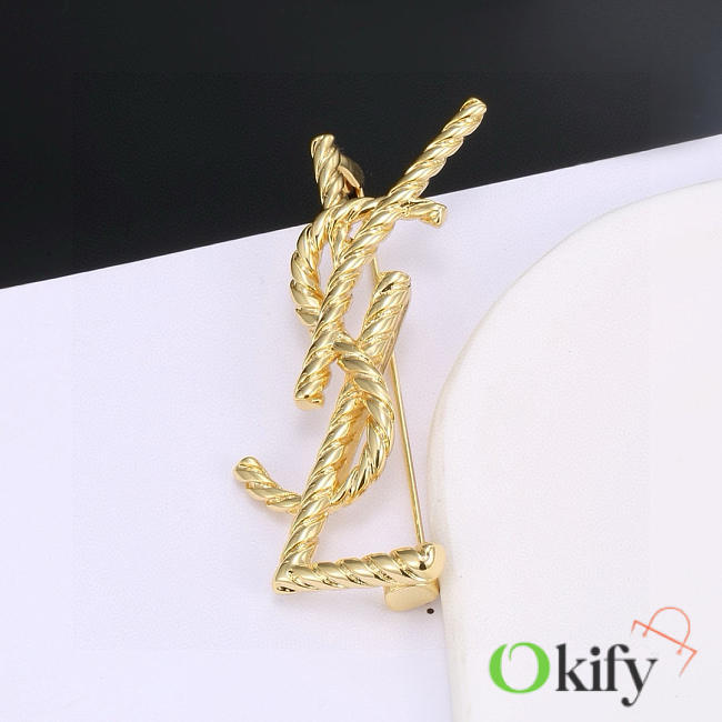 Okify YSL Gold Brooch 20923 - 1