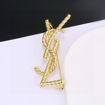 Okify YSL Gold Brooch 20923