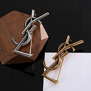 Okify YSL Gold/Silver Brooch 20924 - 2