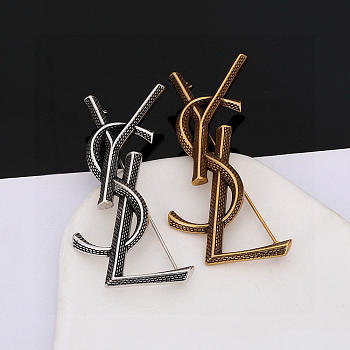 Okify YSL Gold/Silver Brooch 20924